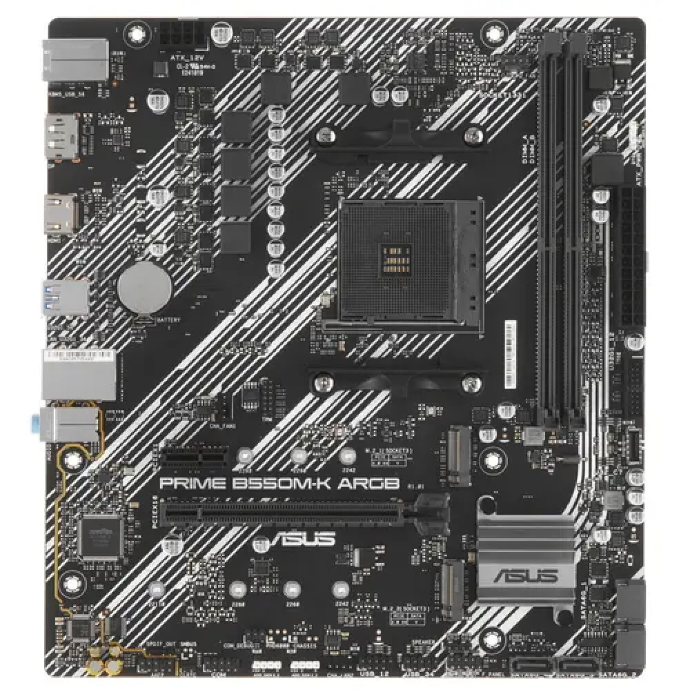 Материнская плата Asus PRIME B550M-K ARGB 90MB1GC0-M0EAY0 Micro-ATX, AMD AM4 - миниатюра 4