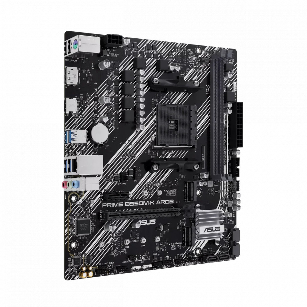 Материнская плата Asus PRIME B550M-K ARGB 90MB1GC0-M0EAY0 Micro-ATX, AMD AM4 - миниатюра 5