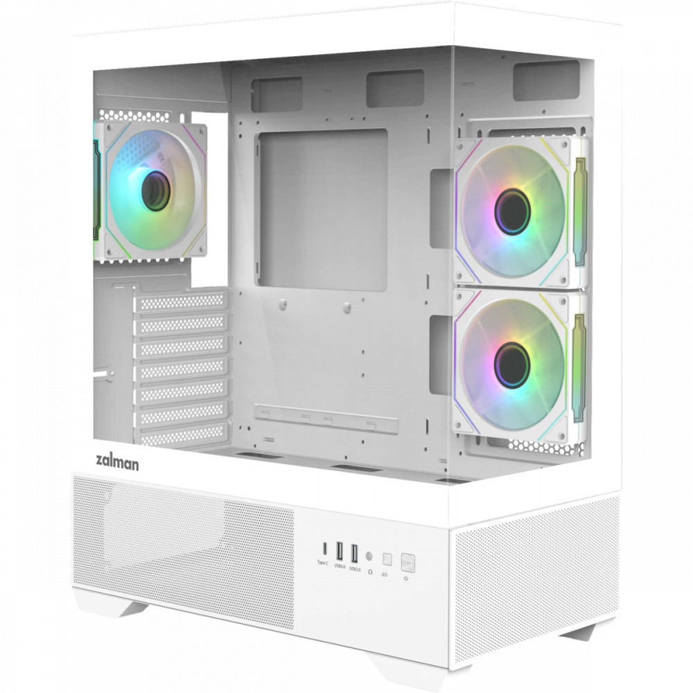 Корпус Zalman Chronix White CHRONIX White Mid-Tower - миниатюра 6