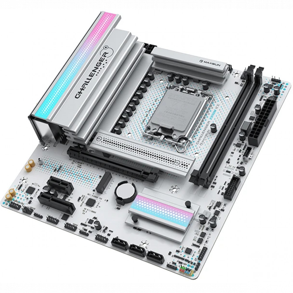 Материнская плата Maxsun Challenger Z890M WIFI ICE MS-Challenger Z890M WIFI ICE Micro-ATX, LGA 1851 - миниатюра 6