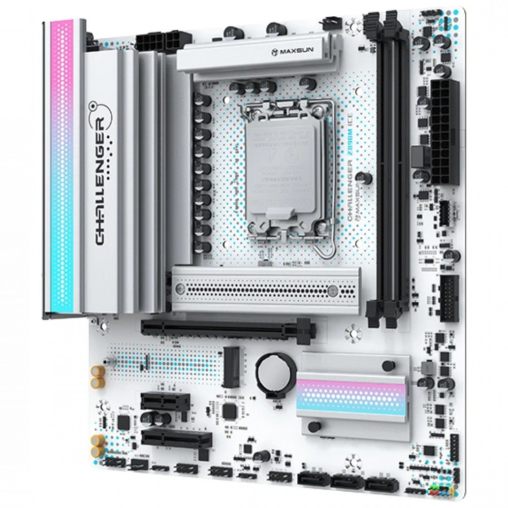 Материнская плата Maxsun Challenger Z890M WIFI ICE MS-Challenger Z890M WIFI ICE Micro-ATX, LGA 1851 - миниатюра 9