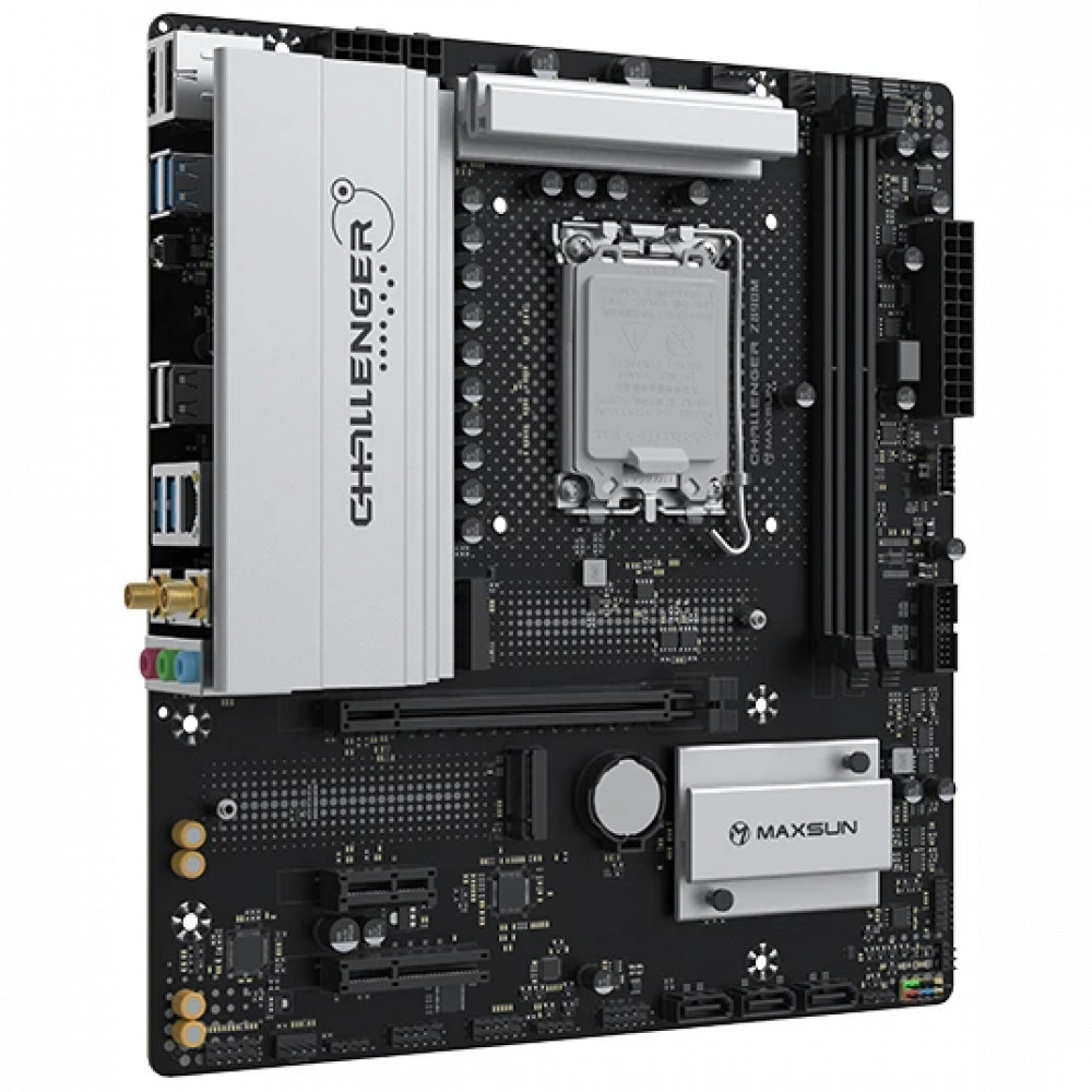 Материнская плата Maxsun Challenger Z890M MS-Challenger Z890M Micro-ATX, LGA 1851 - миниатюра 7