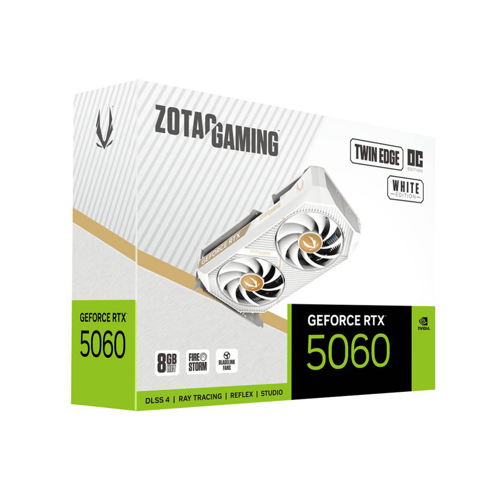 Видеокарта Zotac RTX 5060 TWIN EDGE WHITE OC ZT-B50600Q-10M 8 ГБ - миниатюра 6