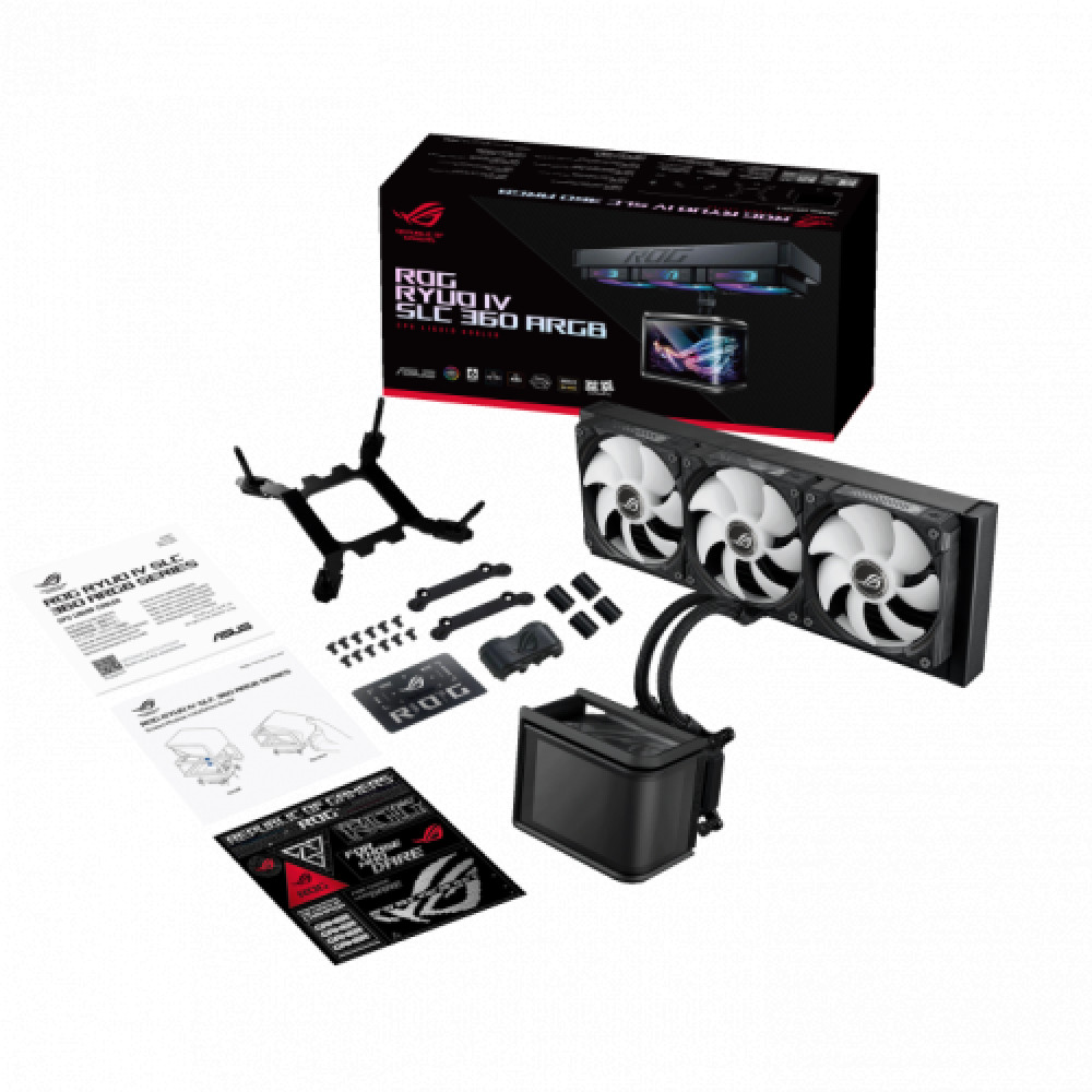Система охлаждения Asus ROG Ryuo IV SLC 360 ARGB Для процессора - миниатюра 4