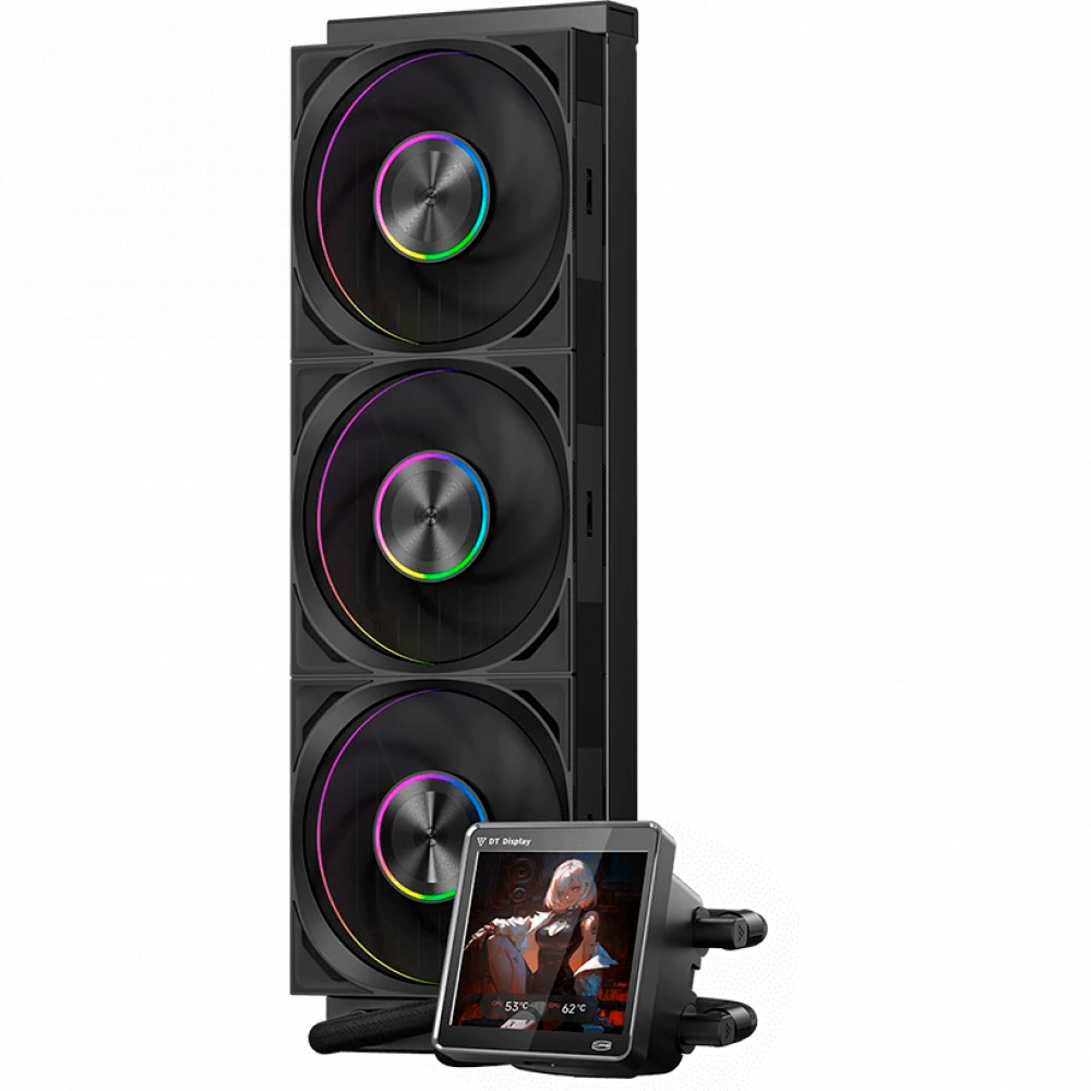 Система охлаждения PCcooler DT360 ARGB Display BK Для процессора - миниатюра 6