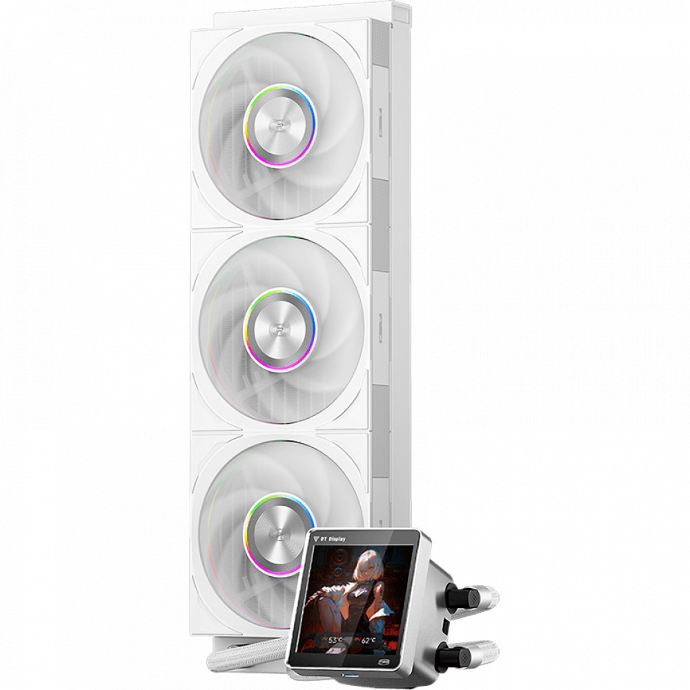 Система охлаждения PCcooler DT360 ARGB Display WH Для процессора - миниатюра 7