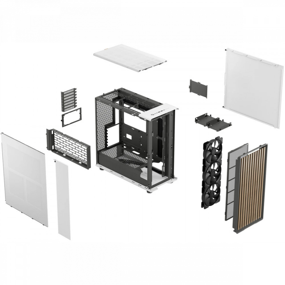 Корпус FRACTAL DESIGN North XL Chalk White FD-C-NOR1X-03 Full-Tower - миниатюра 10
