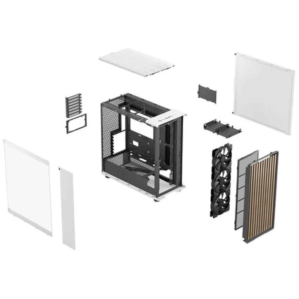 Корпус FRACTAL DESIGN North XL Chalk White TG FD-C-NOR1X-04 Full-Tower - миниатюра 10