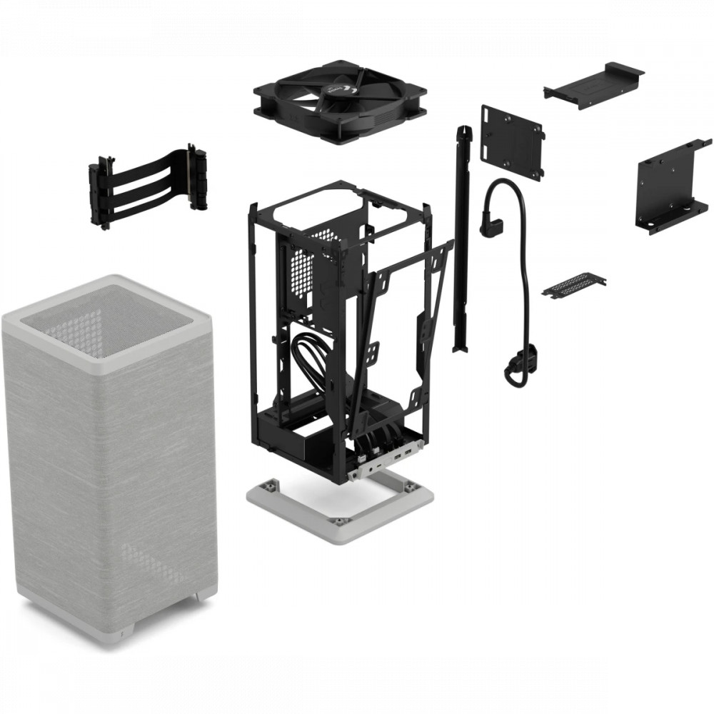 Корпус FRACTAL DESIGN Mood Light Gray FD-C-MOD1N-01 Mini-Tower - миниатюра 10
