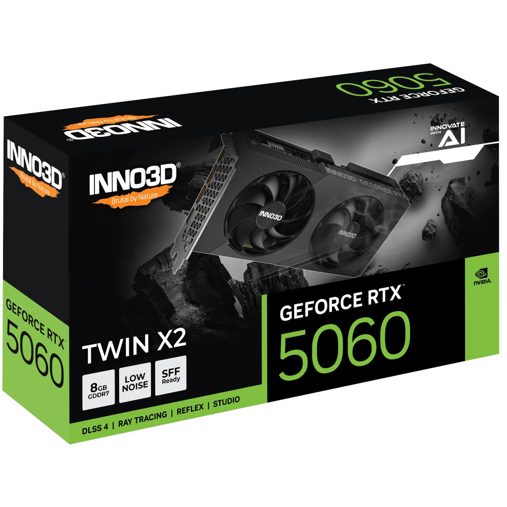 Видеокарта Inno3D RTX 5060 TWIN X2 N50602-08D7-195071N 8 ГБ - миниатюра 4