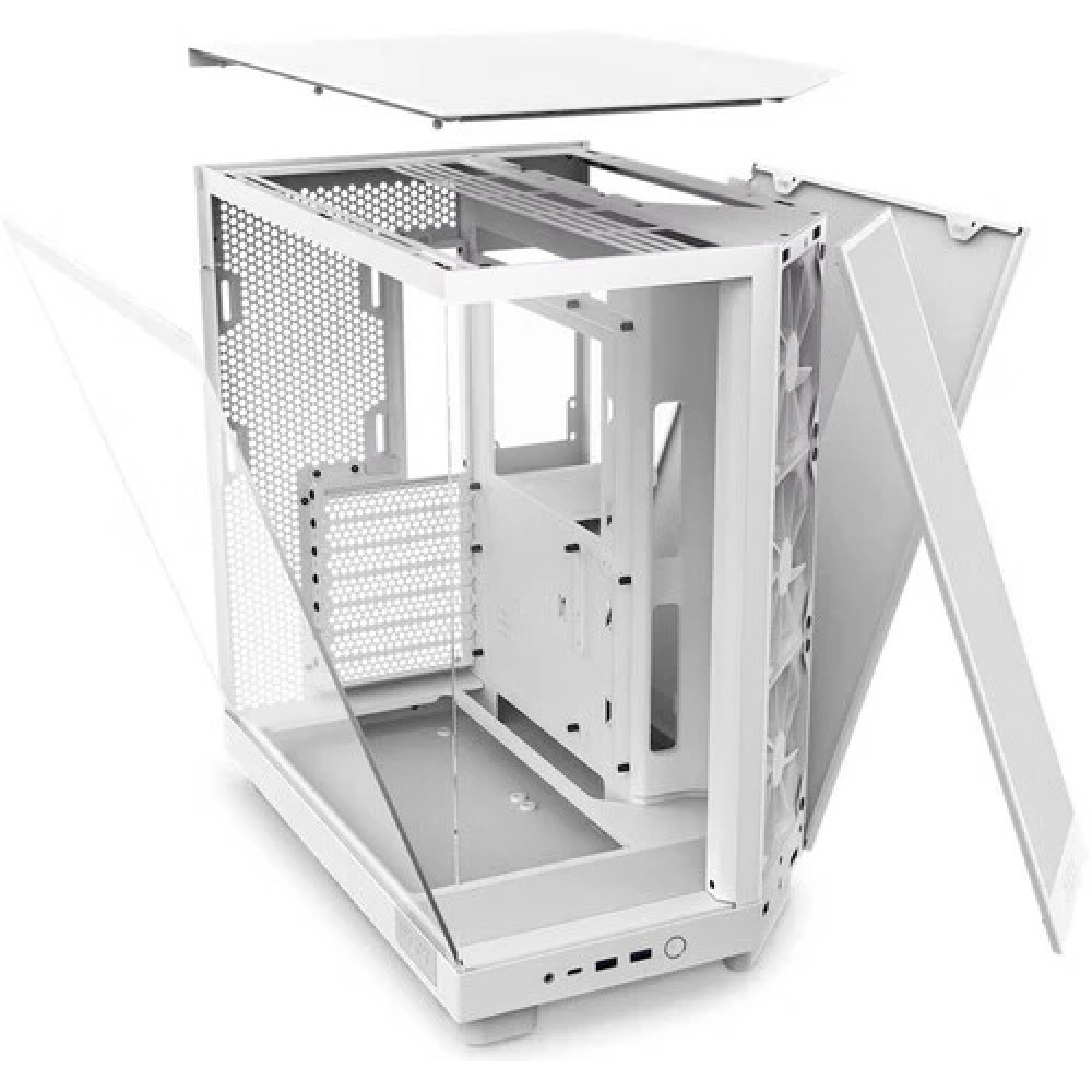 Корпус NZXT H6 Flow White CC-H61FW-01 Mid-Tower - миниатюра 10