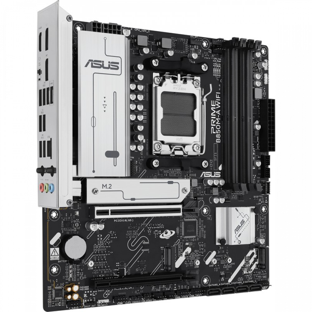Материнская плата Asus PRIME B850M-A WIFI 90MB1LN0-M0EAY0 Micro-ATX, AMD AM5 - миниатюра 7