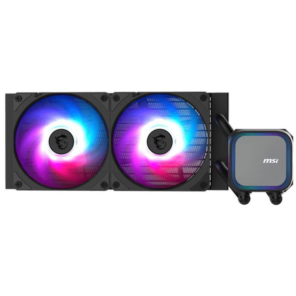 Система охлаждения MSI MAG CORELIQUID A13 240 2x ARGB Fan 306-7ZWCA11-L80 Для процессора - миниатюра 2
