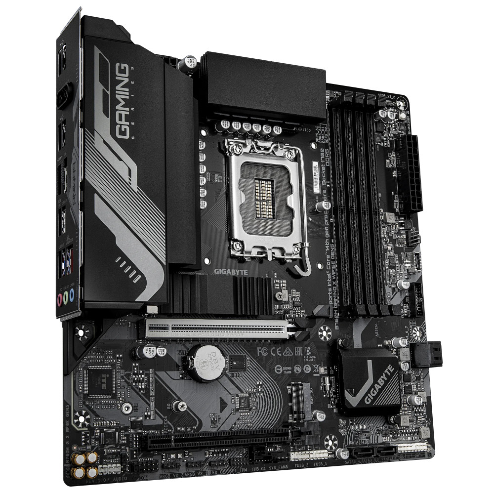 Материнская плата Gigabyte B760M GAMING X WIFI6E GEN5 B760M G X WF6E GEN5 Micro-ATX, LGA 1700 - миниатюра 6