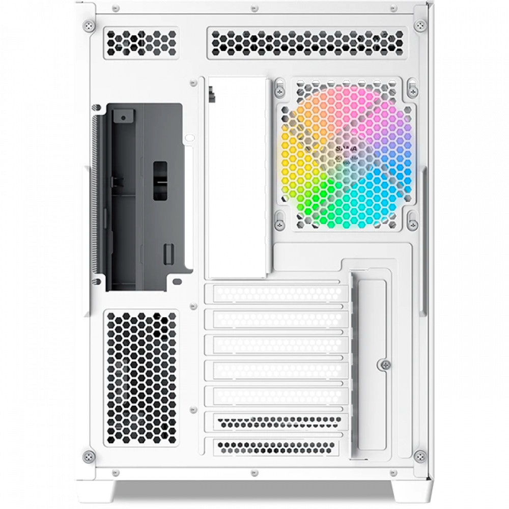 Корпус Sama V60 White V60-WHADA7X1-GL Mid-Tower - миниатюра 11