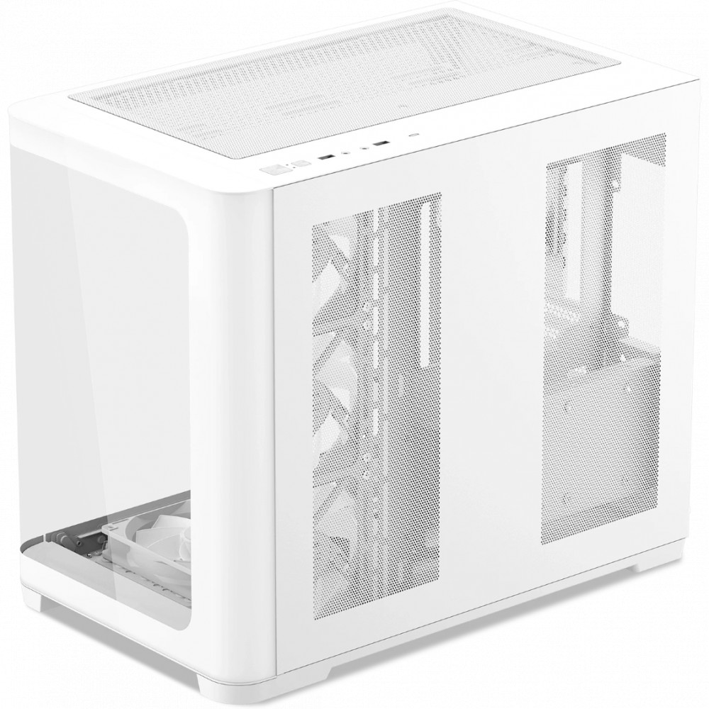 Корпус Sama V60 White V60-WHADA7X1-GL Mid-Tower - миниатюра 12