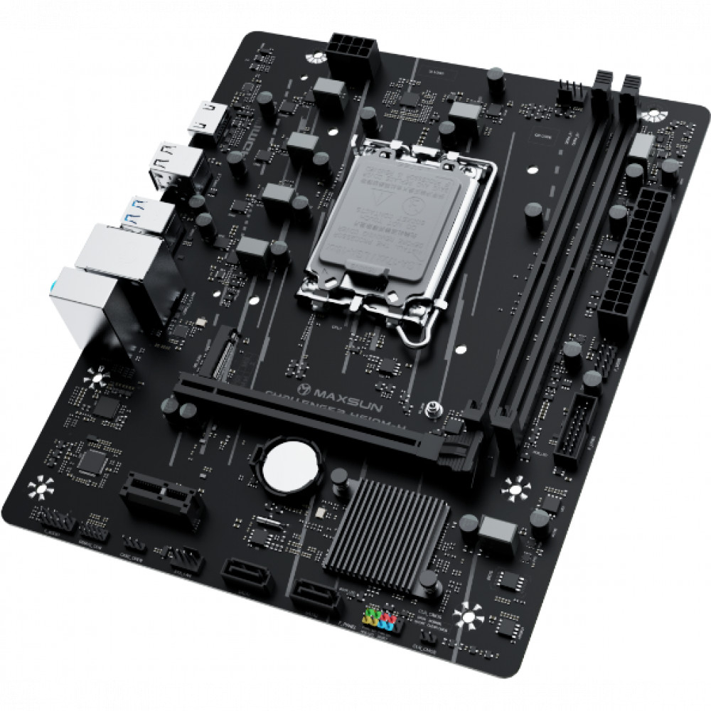 Материнская плата Maxsun Challenger H610M-H V1 6940709662175 Micro-ATX, LGA 1700 - миниатюра 8