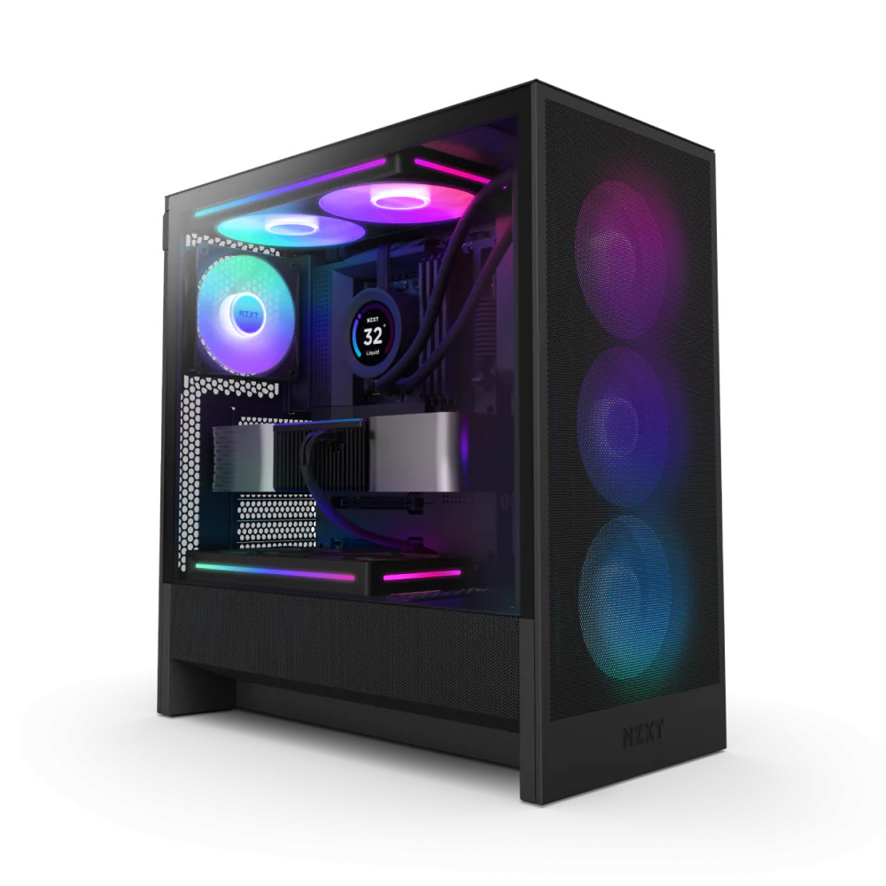 Корпус NZXT H5 Flow 2024 RGB Black CC-H52FB-R1 Mid-Tower - миниатюра 6