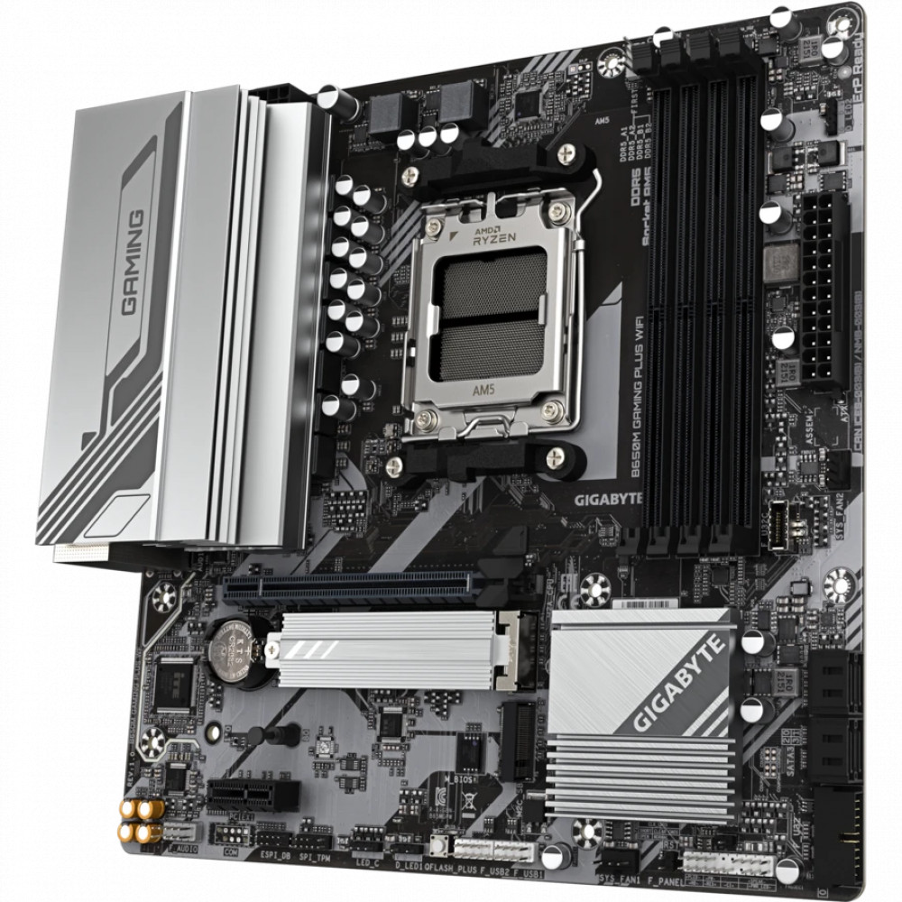 Материнская плата Gigabyte B650M GAMING PLUS WIFI B650M GAMING PLUS WIFI_Gigabyte Micro-ATX, AMD AM5 - миниатюра 8