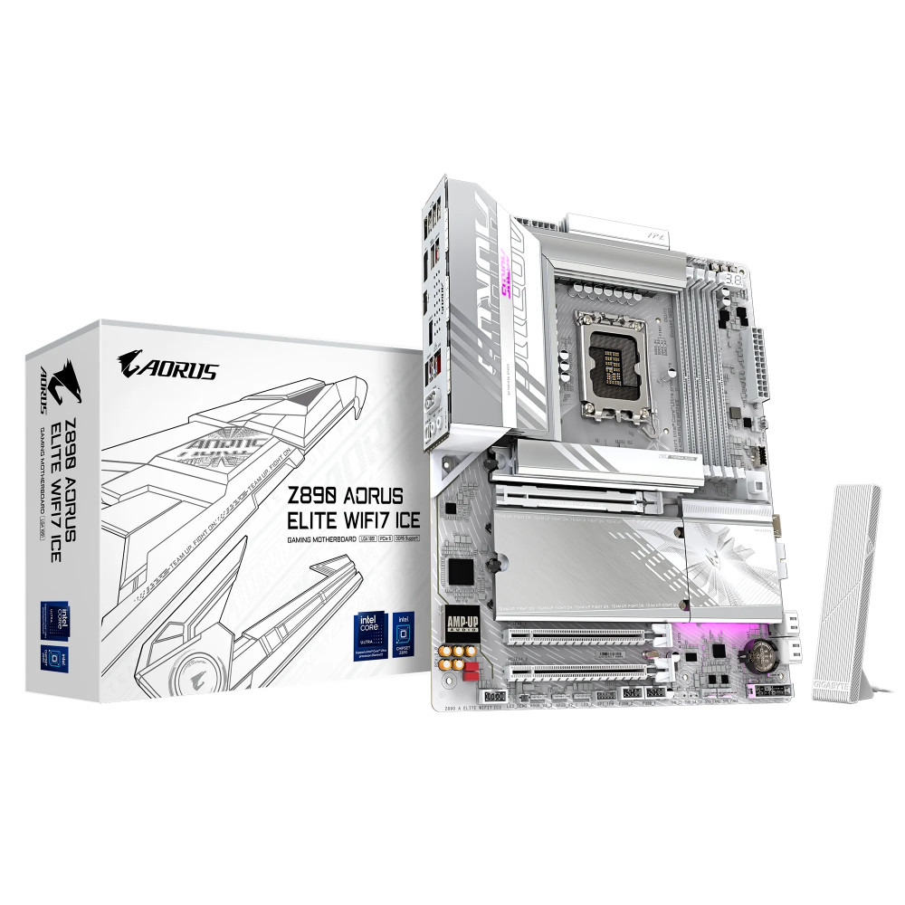 Материнская плата Gigabyte Z890 AORUS ELITE WIFI7 ICE Z890 A ELITE WIFI7 ICE ATX, LGA 1851 - миниатюра 8