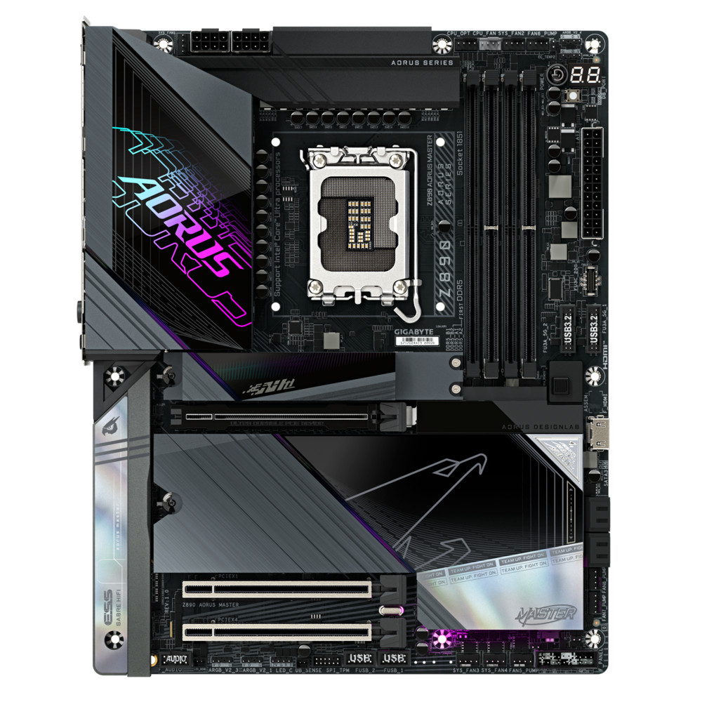 Материнская плата Gigabyte Z890 AORUS MASTER ATX, LGA 1851
