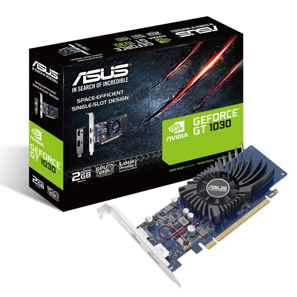 Видеокарта Asus GeForce GT1030 90YV0AT2-M0NA00 2 ГБ - миниатюра 3
