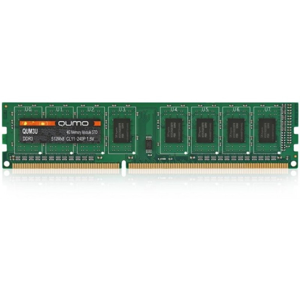 ОЗУ Qumo DDR3 DIMM 4GB QUM3U-4G1333K9R DIMM, DDR3, 4 Гб, 1333 МГц - миниатюра 2