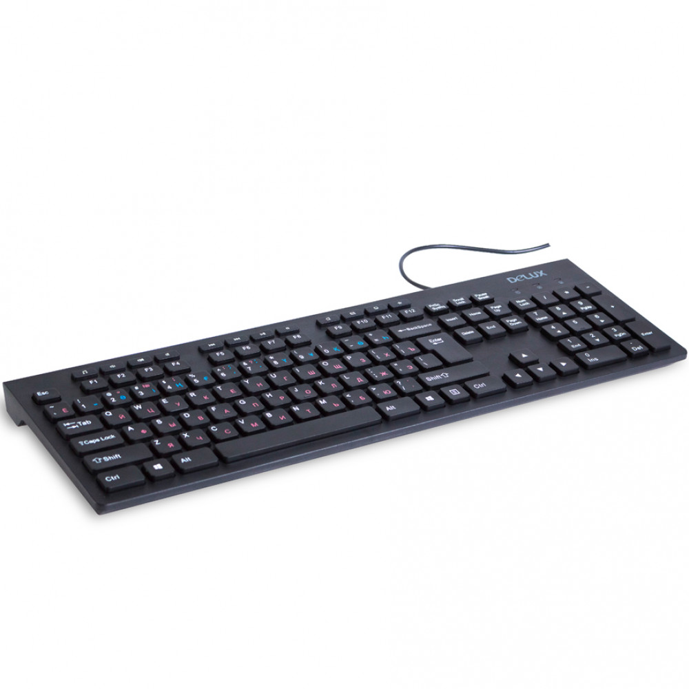 Клавиатура Deluxe DLK-180UB Проводная, USB - миниатюра 5
