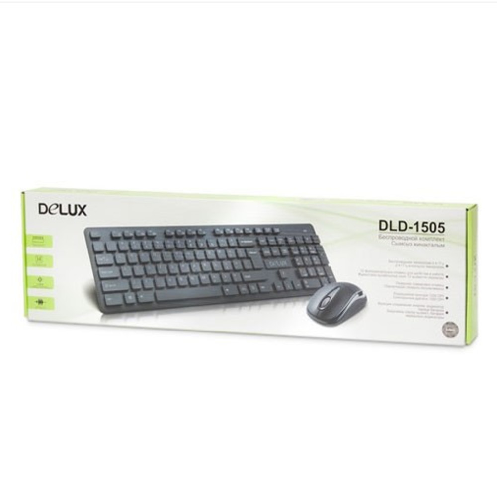 Клавиатура + мышь Delux DLD-1505OGB - миниатюра 6