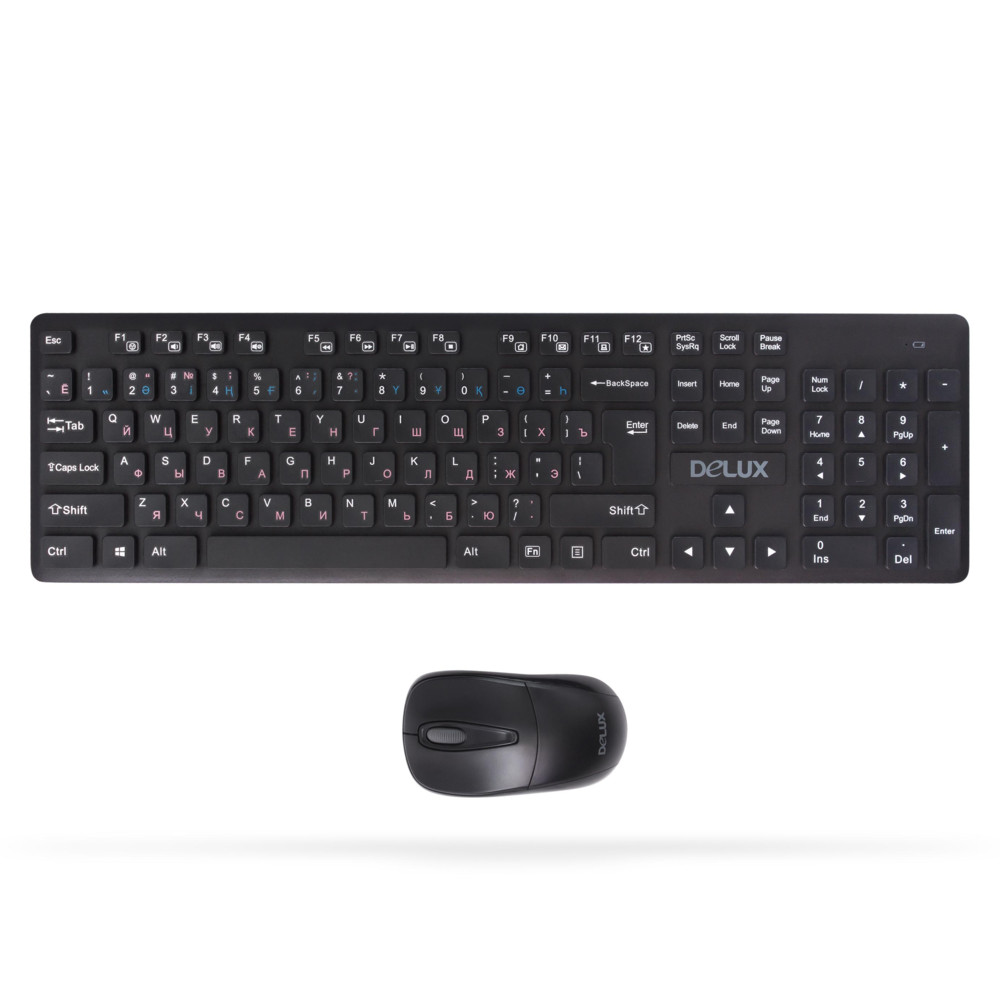 Клавиатура + мышь Delux DLD-1505OGB - миниатюра 4