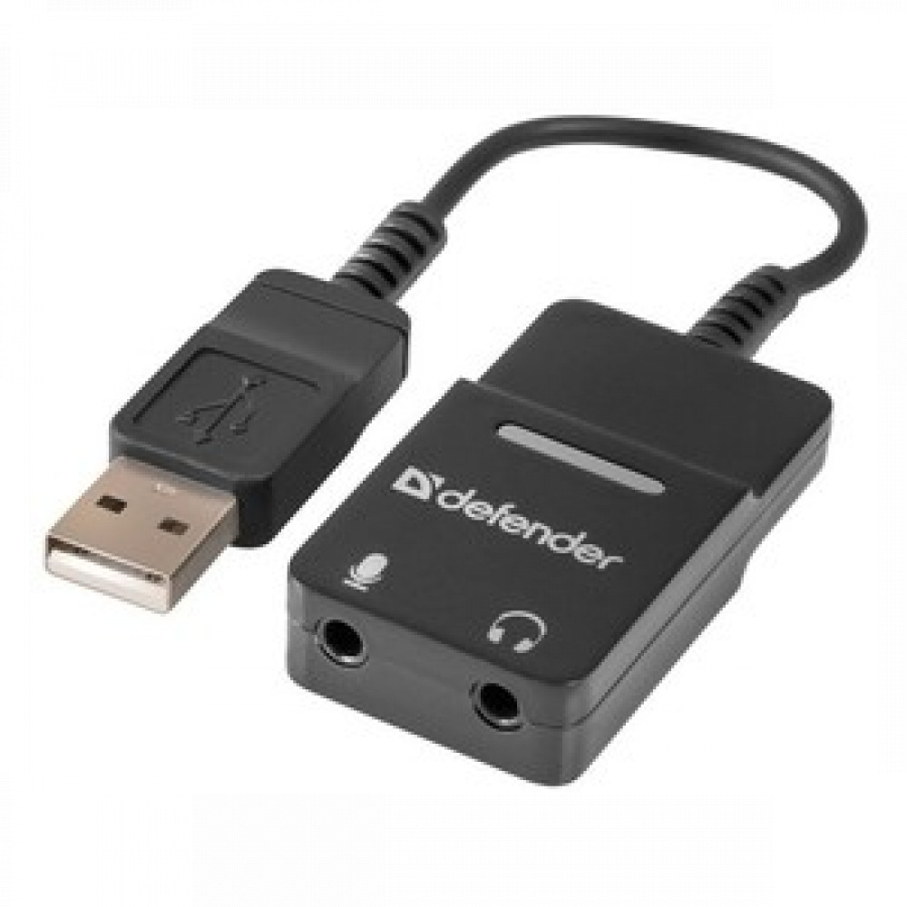 Звуковые карты Defender Audio USB USB 63002 - миниатюра 2