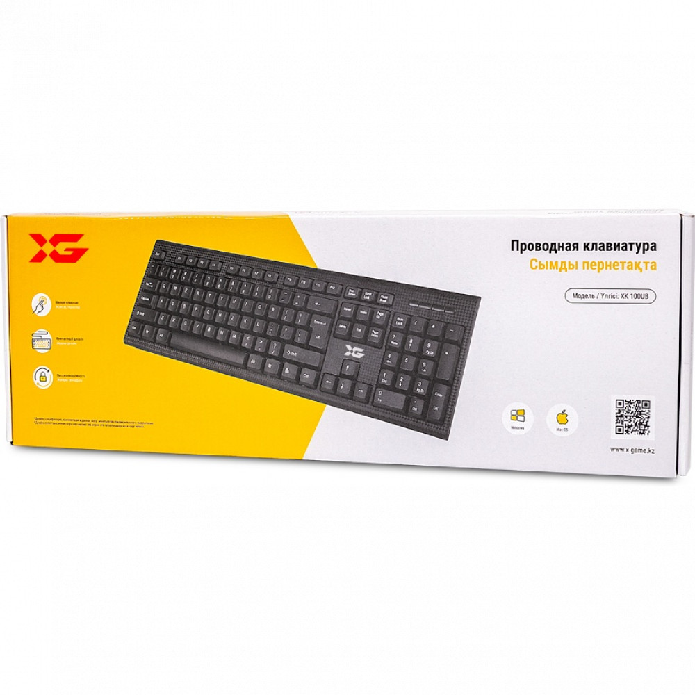 Клавиатура X-Game XK-100UB Проводная, USB - миниатюра 6