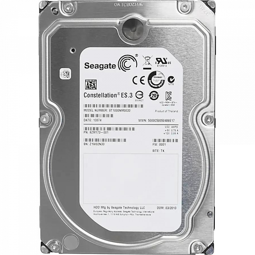 Жесткий диск Seagate Constellation ES.3 ST1000NM0033 HDD (классические), 1 ТБ, 3.5 дюйма, SATA - миниатюра 3