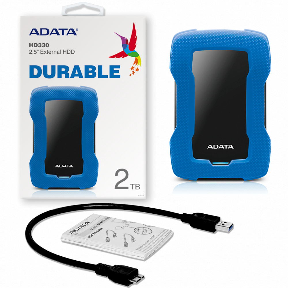 Внешние накопители ADATA HD330 2 ТБ AHD330-2TU31-CBL 2 ТБ - миниатюра 10