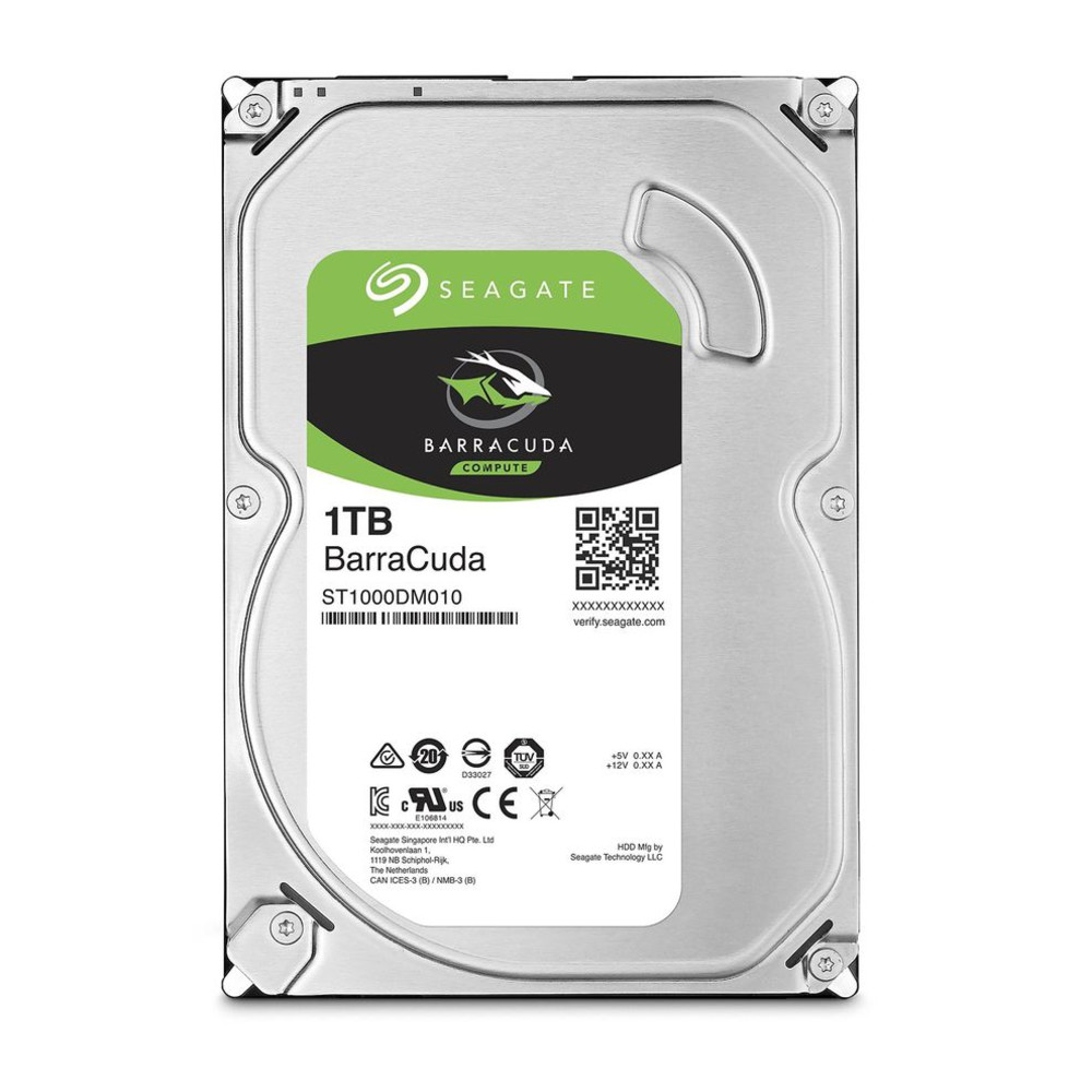 Жесткий диск Seagate BarraCuda 1TB SATA 3.5" 7200rpm 64Mb ST1000DM010 HDD (классические), 1 ТБ, 3.5 дюйма, SATA - миниатюра 5