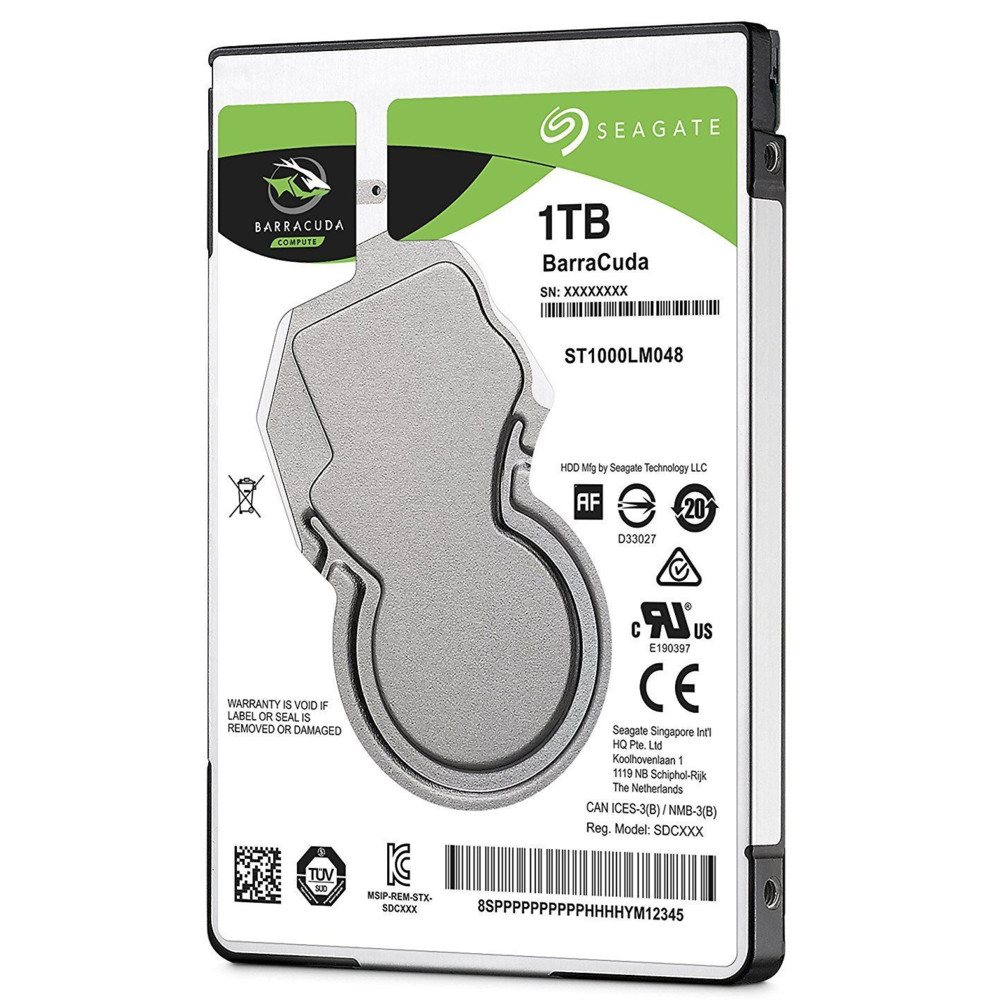 Жесткий диск Seagate Жесткий диск BarraCuda 1TB SATA 2.5" 5400RPM 128Mb ST1000LM048 HDD (классические), 1 ТБ, 2.5 дюйма, SATA - миниатюра 3