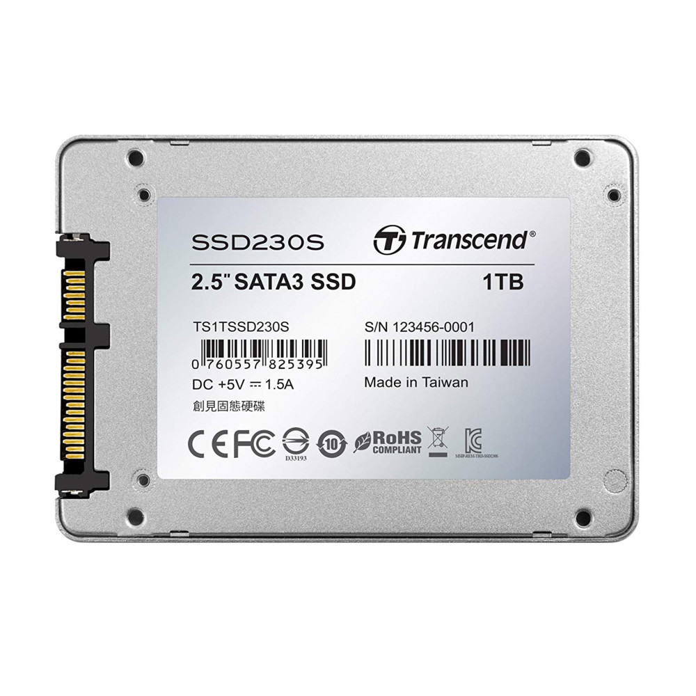 Жесткий диск Transcend TS1TSSD230S SSD (твердотельные), 1 ТБ, 2.5 дюйма, SATA - миниатюра 6