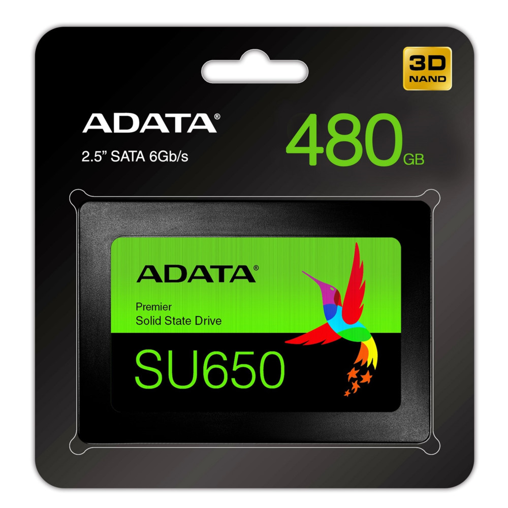 Жесткий диск ADATA SU650 ASU650SS-480GT-R SSD (твердотельные), 480 ГБ, 2.5 дюйма, SATA - миниатюра 5