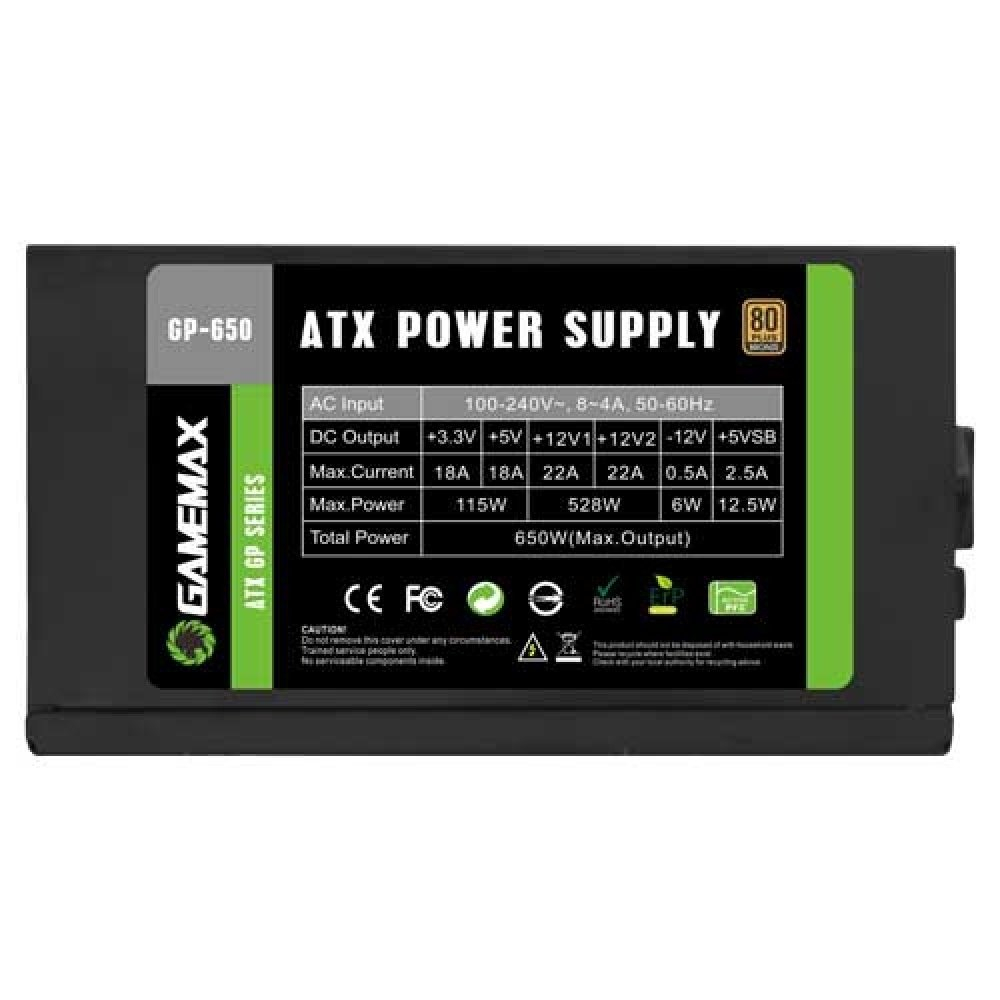 Блок питания GameMax GP-650 650 Вт - миниатюра 7