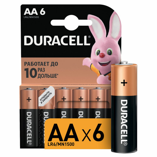 Duracell R6 Батарейка Duracell Basic ОРИГИНАЛ АА (R6,15А 5000394142183 купить в ...