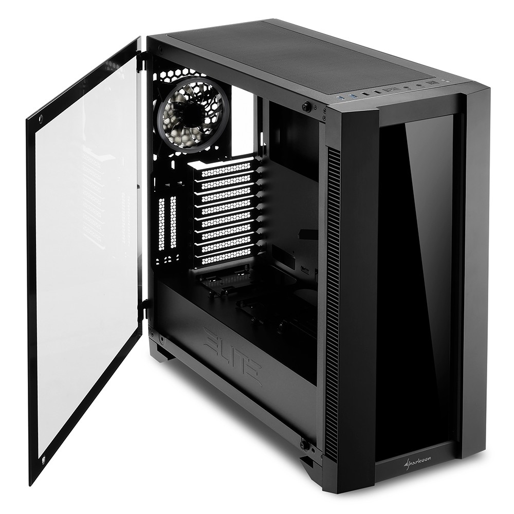 Корпус Sharkoon ELITE SHARK CA200G Mid-Tower - миниатюра 10