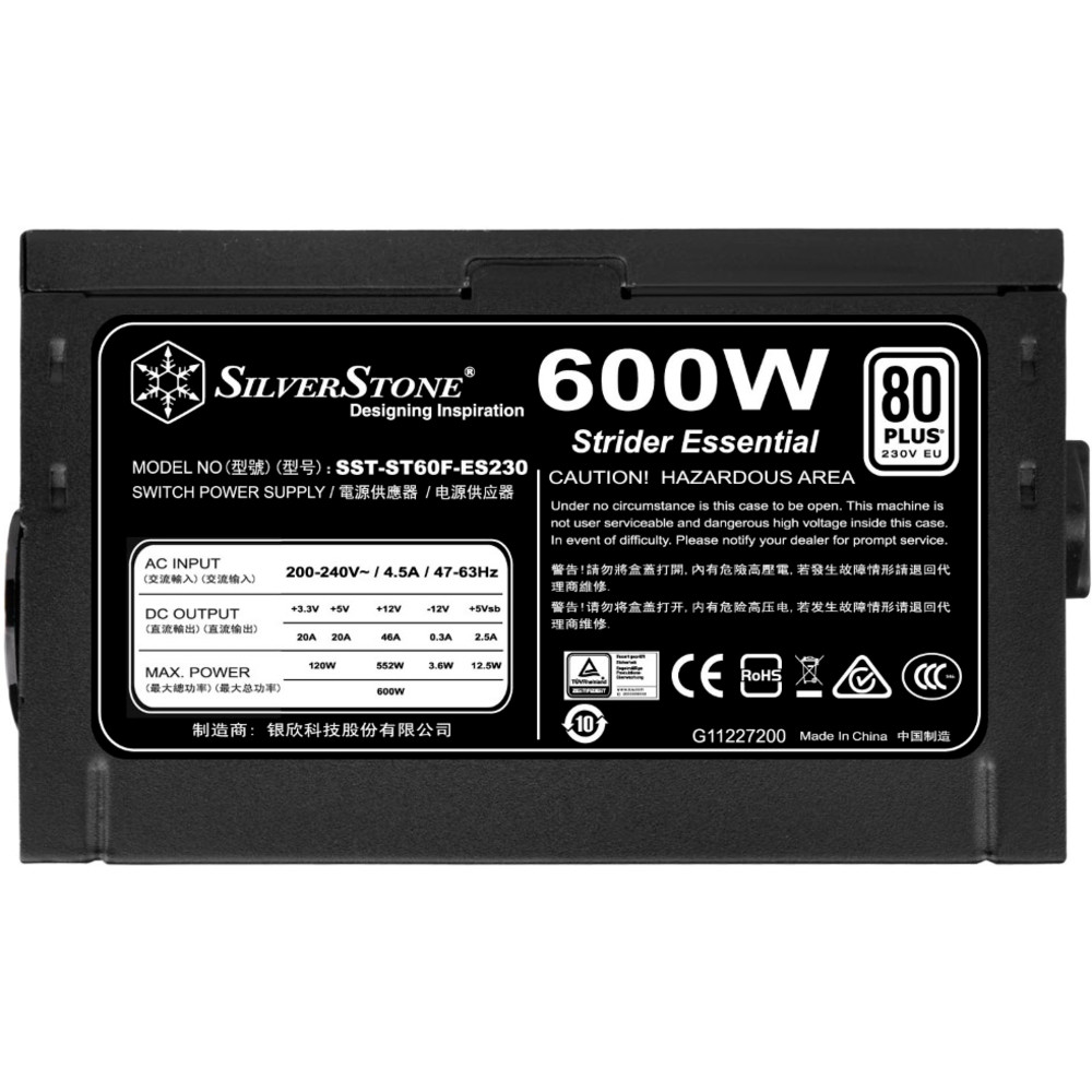 Блок питания Silverstone SST-ST60F-ES230 G540ST600E23220 600 Вт - миниатюра 6