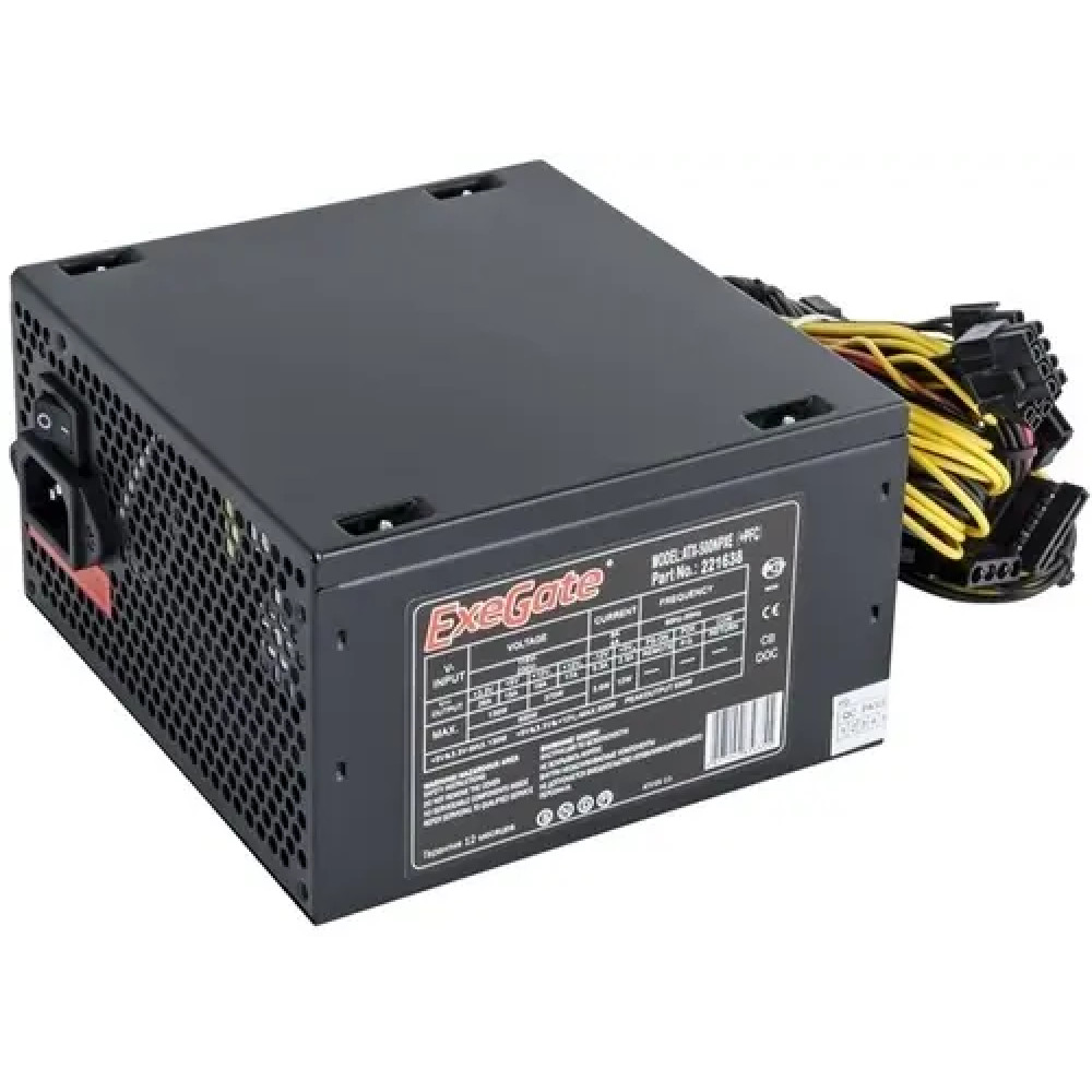 Блок питания ExeGate 500NPXE EX221638RUS-PC 500 Вт - миниатюра 5