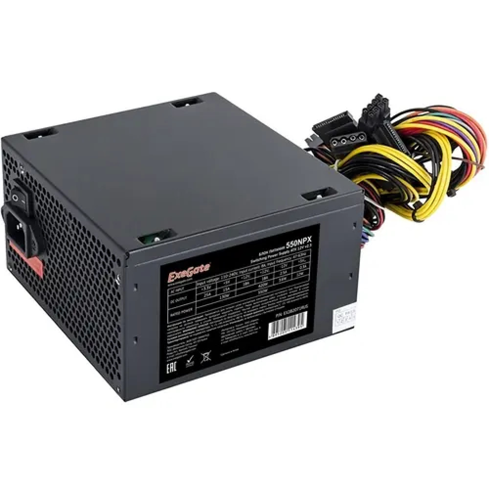 Блок питания ExeGate 550NPX EX282071RUS-PC 550 Вт - миниатюра 4