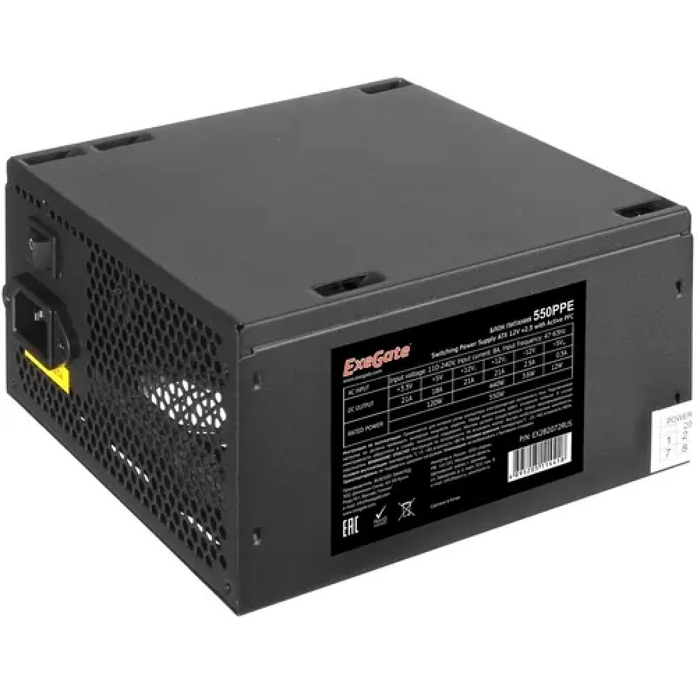 Блок питания ExeGate 550PPE EX282072RUS-S 550 Вт - миниатюра 2