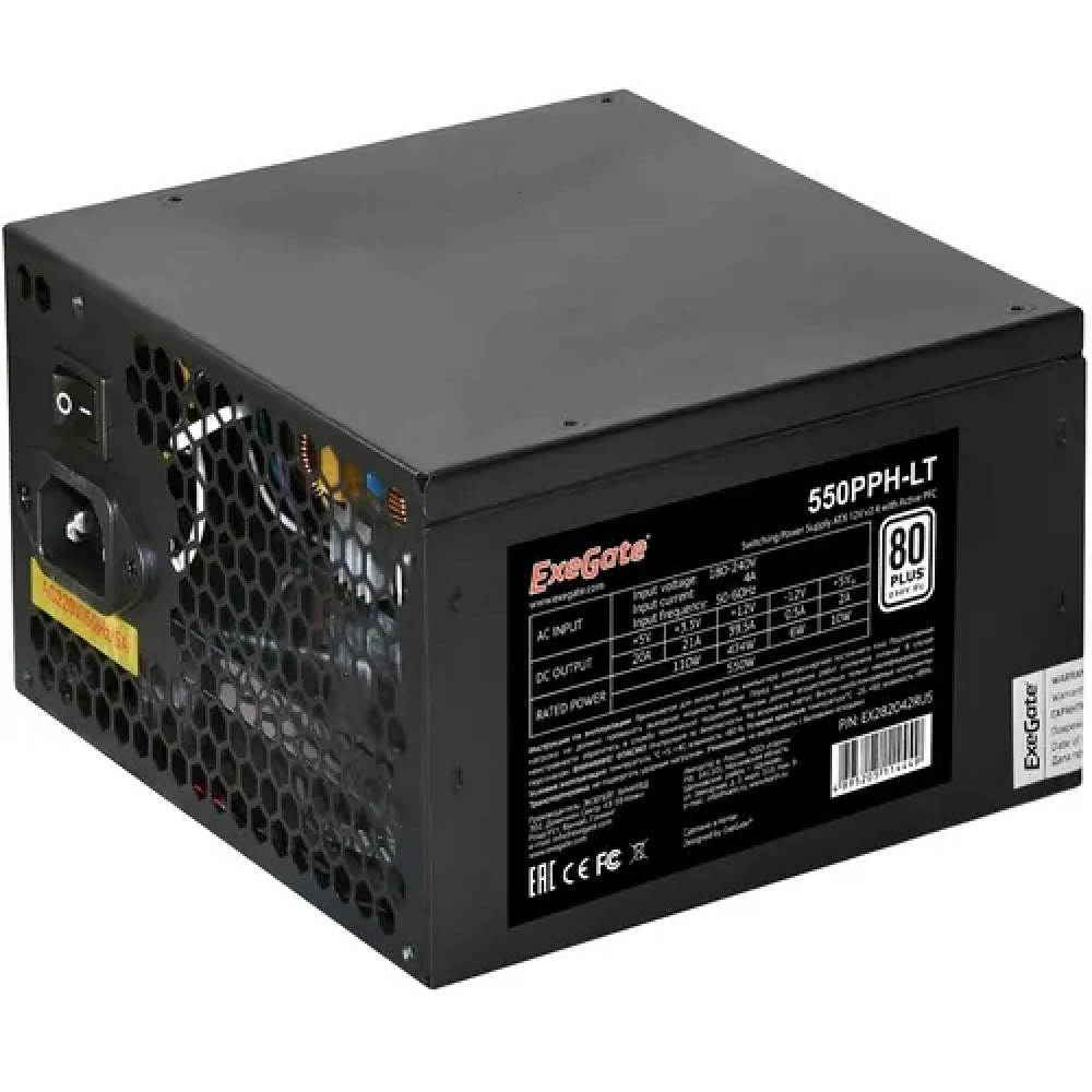Блок питания ExeGate 550PPH-LT EX282042RUS-S 550 Вт - миниатюра 4
