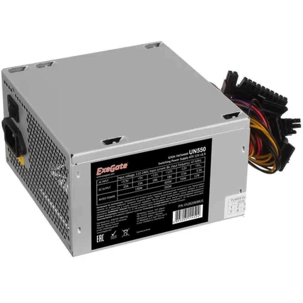 Блок питания ExeGate UN550 EX282069RUS-PC 550 Вт - миниатюра 5