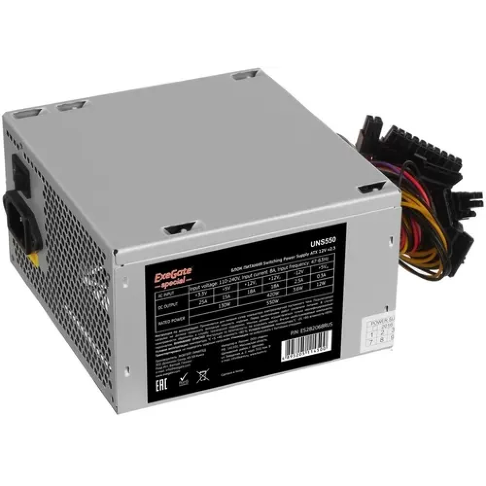 Блок питания ExeGate UNS550 ES282068RUS-S 550 Вт - миниатюра 5