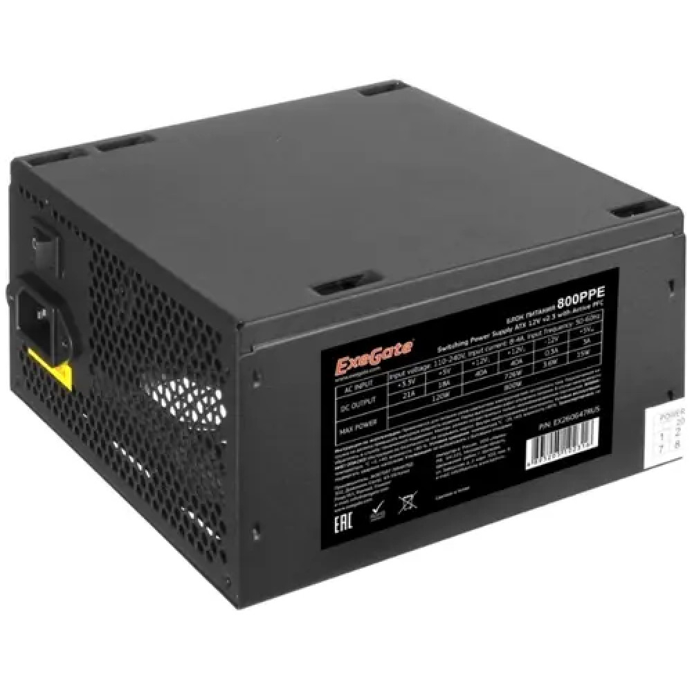 Блок питания ExeGate 800PPE EX260647RUS-S 800 Вт - миниатюра 2