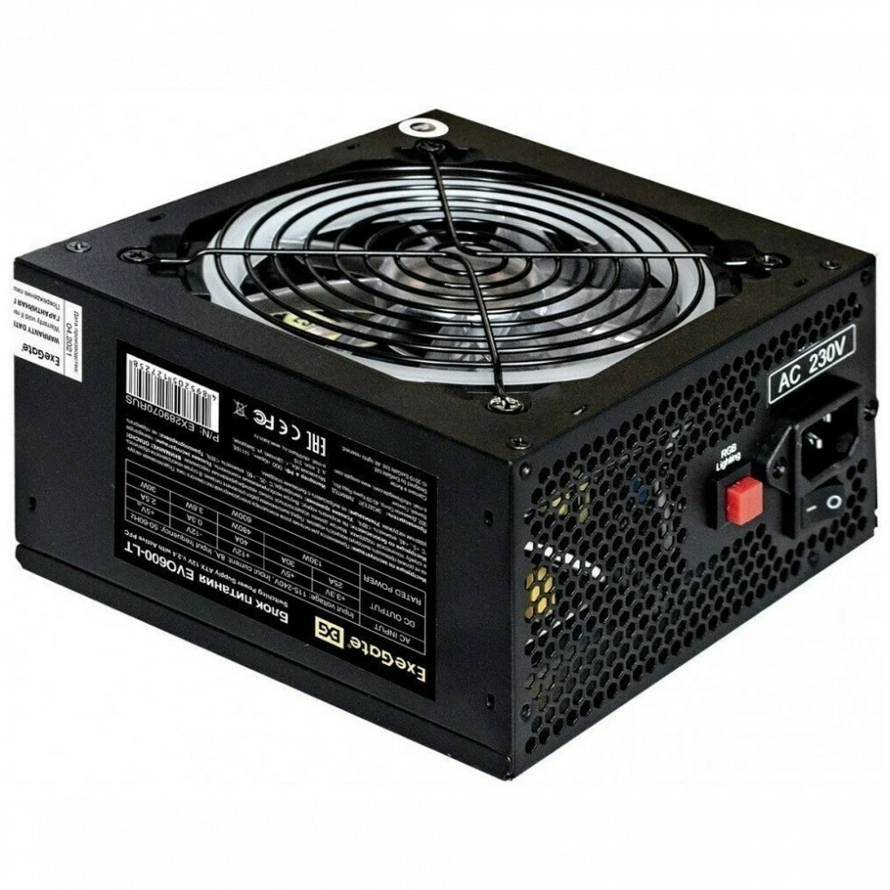 Блок питания ExeGate EVO800-LT EX289069RUS 800 Вт - миниатюра 5